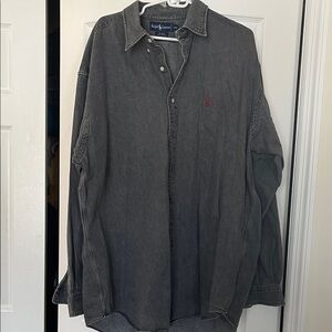 Ralph Lauren Men's Gray Blaire Button Up